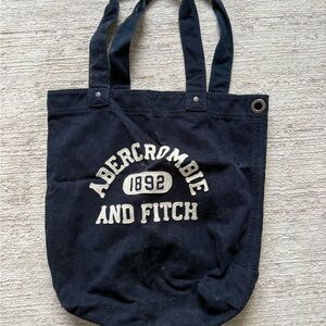 Abercrombie & Fitch Navy Tote Bag
